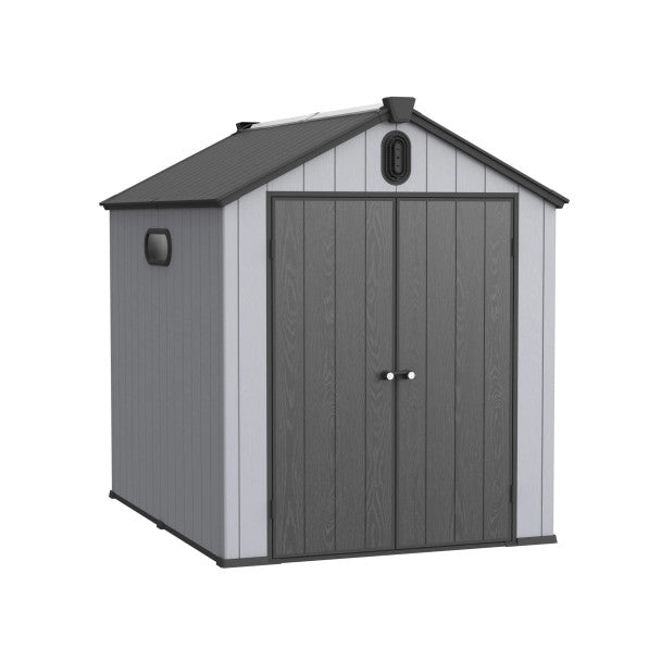 Aleko Outdoor Shed with Gable Roof (6x8-ft.)